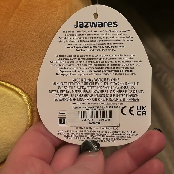 Teddiursa Pokémon Squishmallow - Picture 5 of 5